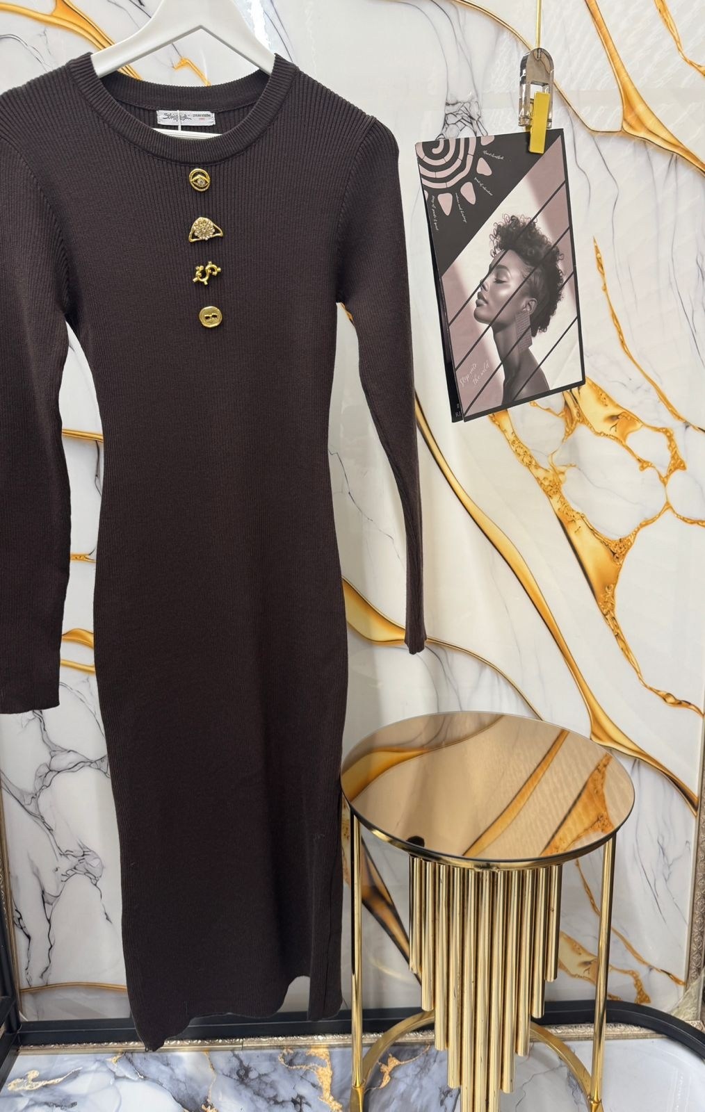 платье с пуговицами,платье миди с пуговицами,трикотажное платье,вязаное платье,платье стильное