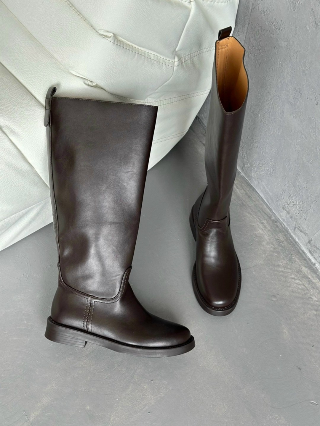 сапоги гермес коричневые,,сапоги модные,коричневые сапоги,кожаные сапоги