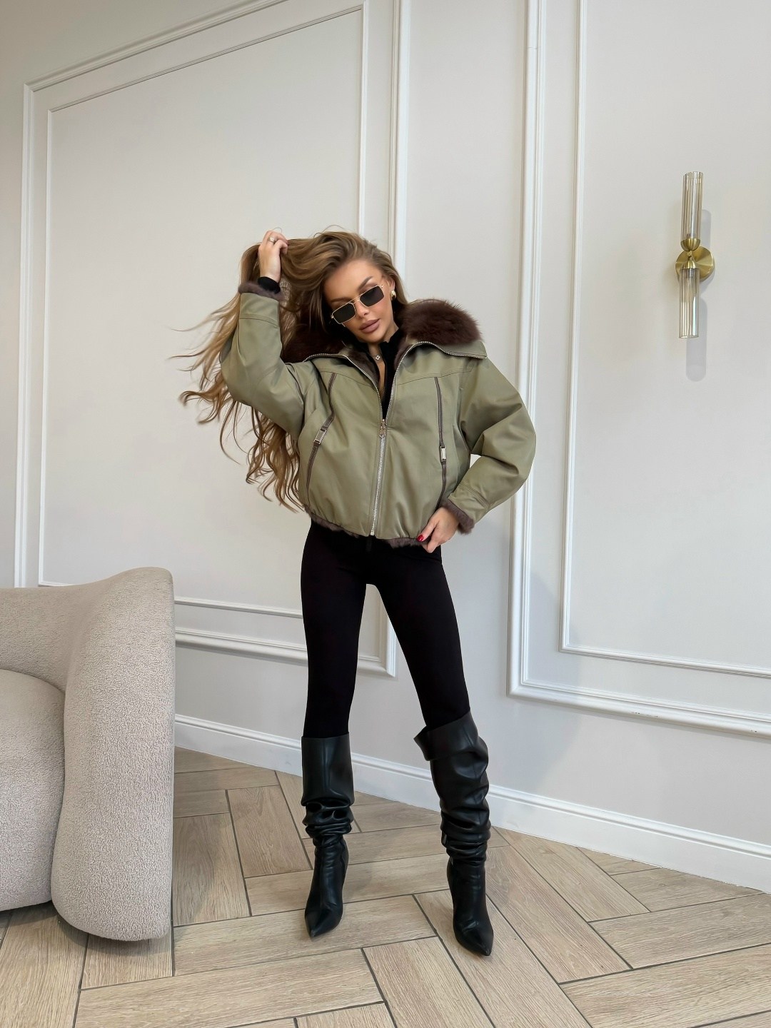 пуховик с натуральным мехом женский,пуховики с натуральным мехом,куртка женская,стильная куртка,пуховики с мехом