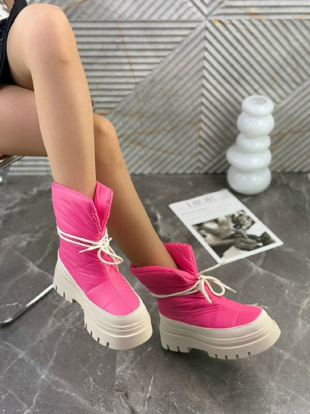 ,дутики женские,зимние дутики,дутики зимние на платформе,дутик