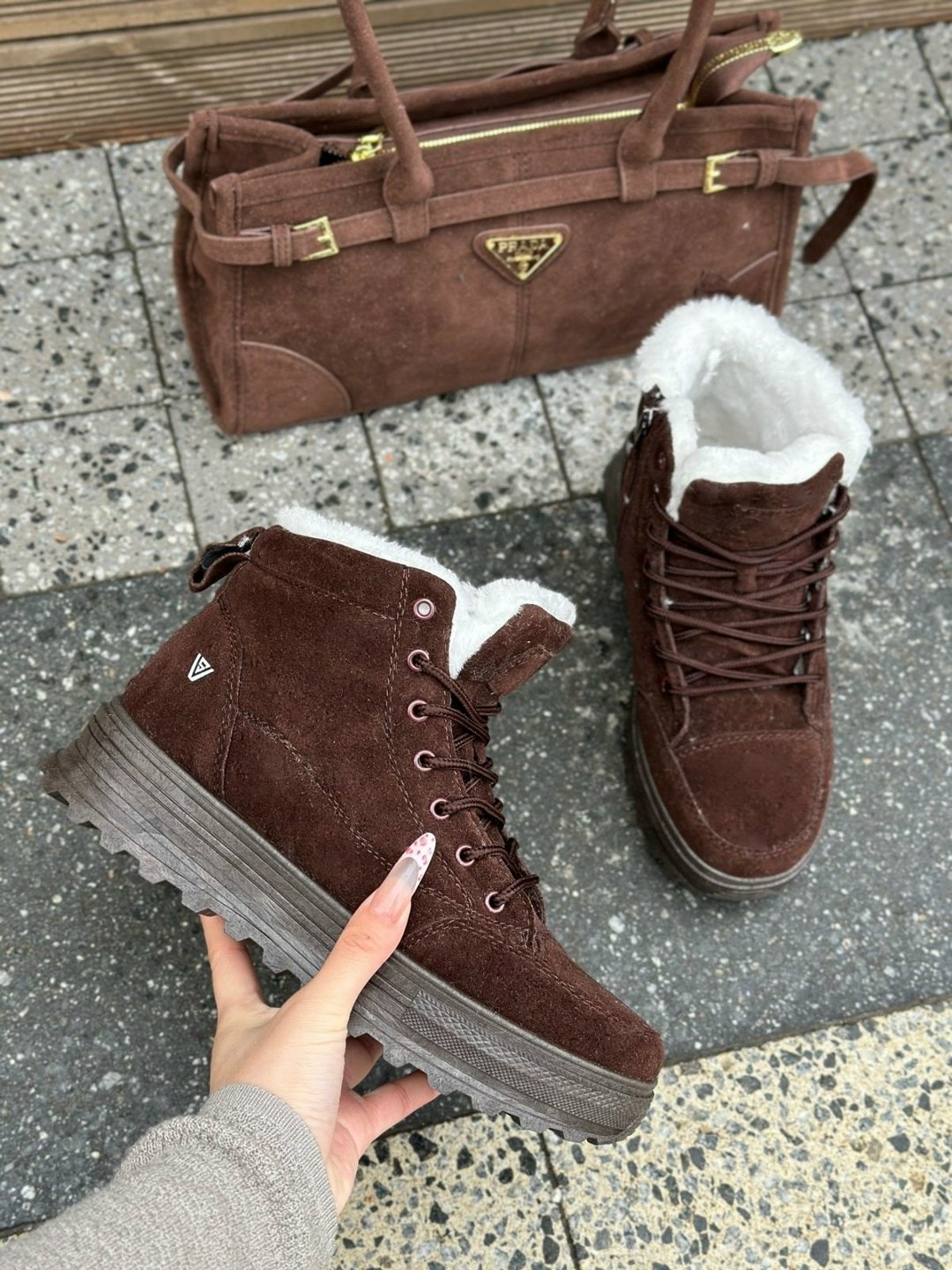 ,кеды prada,зимние женские кроссовки,зимняя женская ,ботинка женские зимние