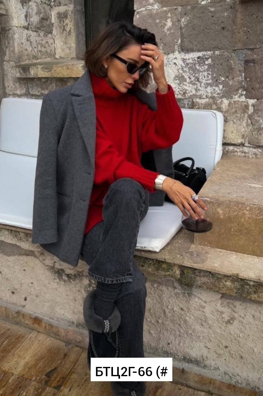 мода стиль,мода модная,серое пальто,джемпер