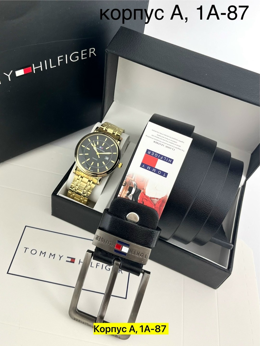 подарочный набор tommy hilfiger,мужской подарочный набор,мужские наборы,подарочный набор для мужчин ремень,набор для мужчин