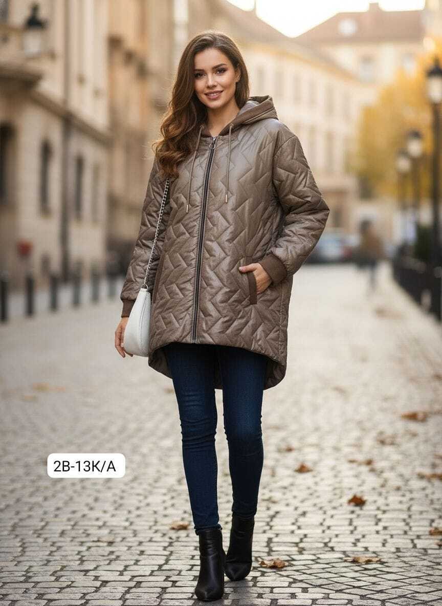 демисезонная куртка,модная куртка,куртка стеганая,куртка женская,удлиненная куртка