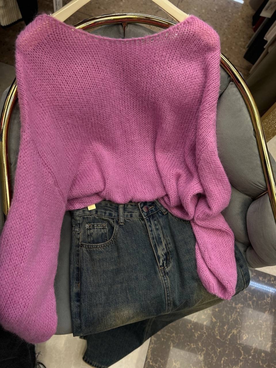 женская кофта,джемпер бежевый,свитер,джемпер молочный,трикотажный свитер