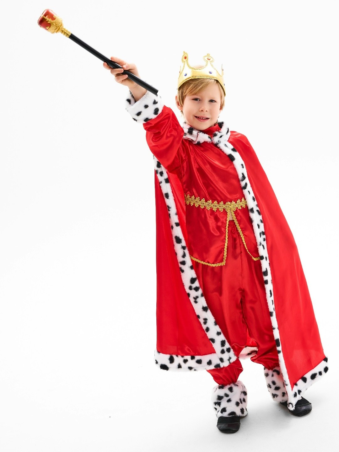 карнавальный костюм "король", корона, мантия,,карнавальный костюм король детский,костюм короля для мальчика,костюм король,костюм царя для мальчика