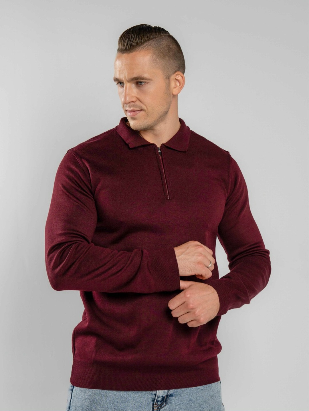 свитер с воротником,поло свитер,бежевый джемпер,свитер для мужчин,мужская кофта