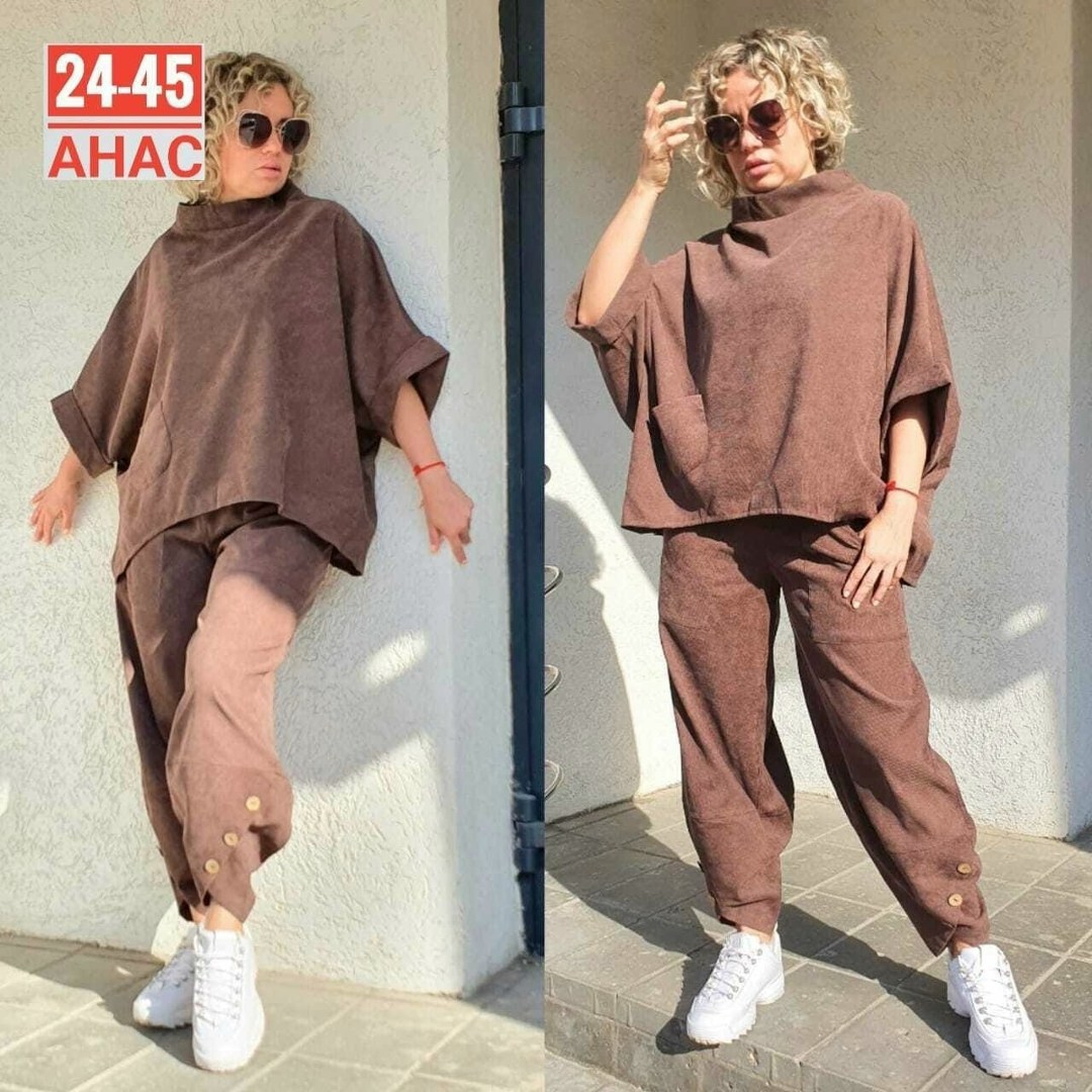 брючный костюм бохо больших размеров secret of,костюм свободного кроя,костюм женский двойка,стильные костюмы,костюмы двойки