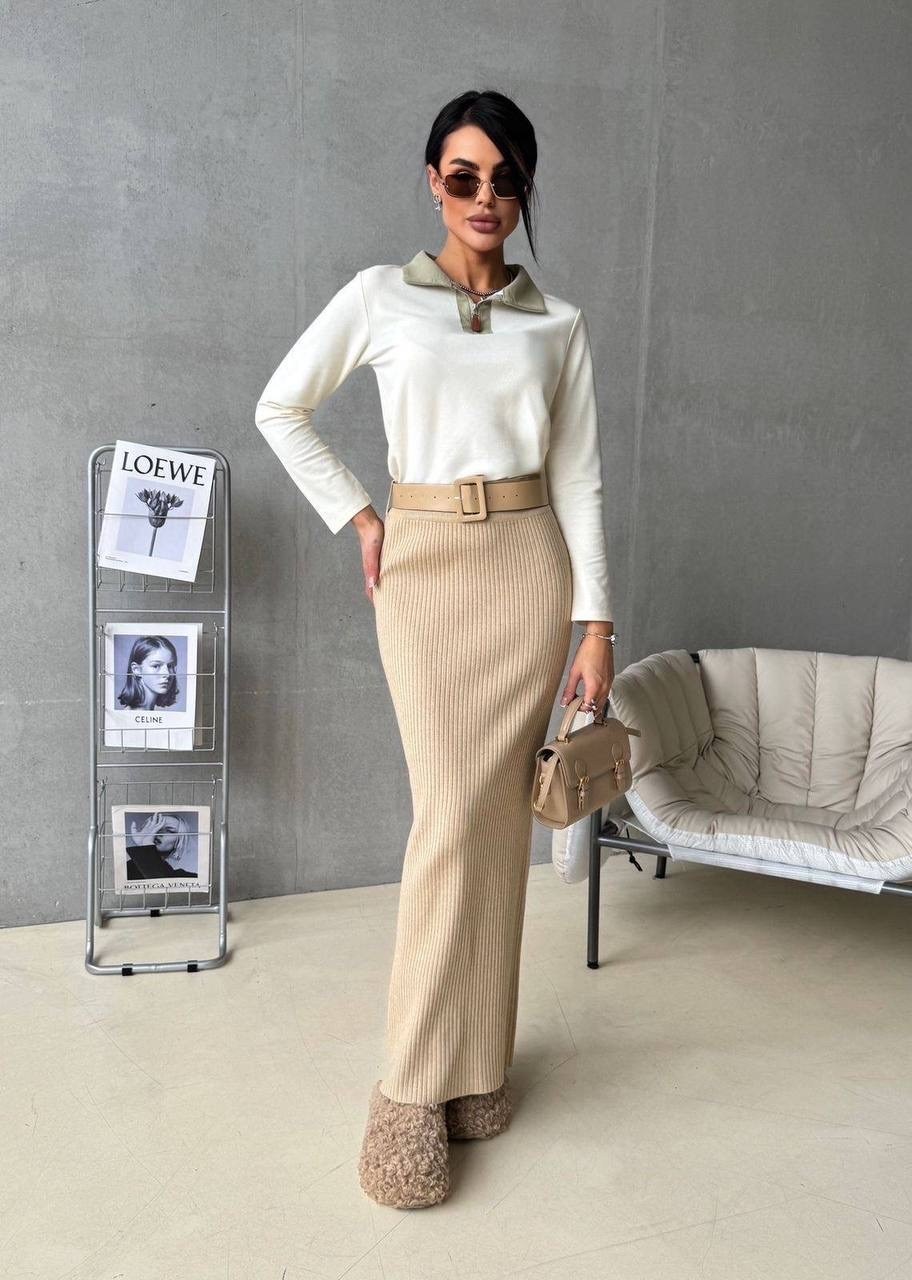 юбка трикотажная,юбка,юбка миди,трикотажные костюмы,юбка модная