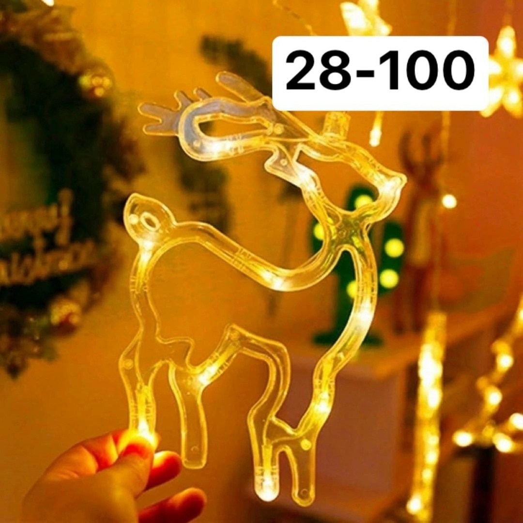 гирлянда штора олени,светодиодная гирлянда штора,гирлянда штора новогодняя,светодиодная гирлянда занавес,гирлянда шторка