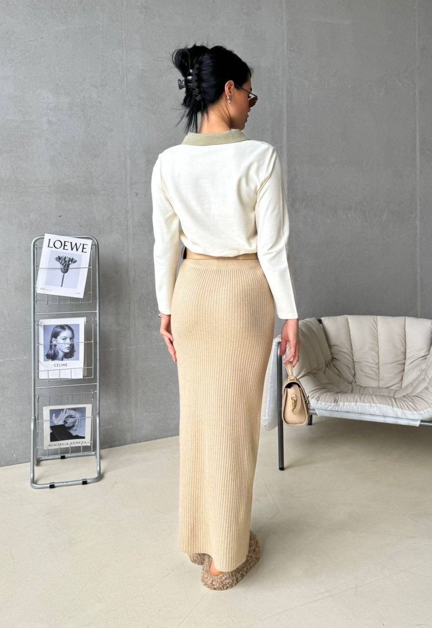 юбка трикотажная,юбка,юбка миди,трикотажные костюмы,юбка модная