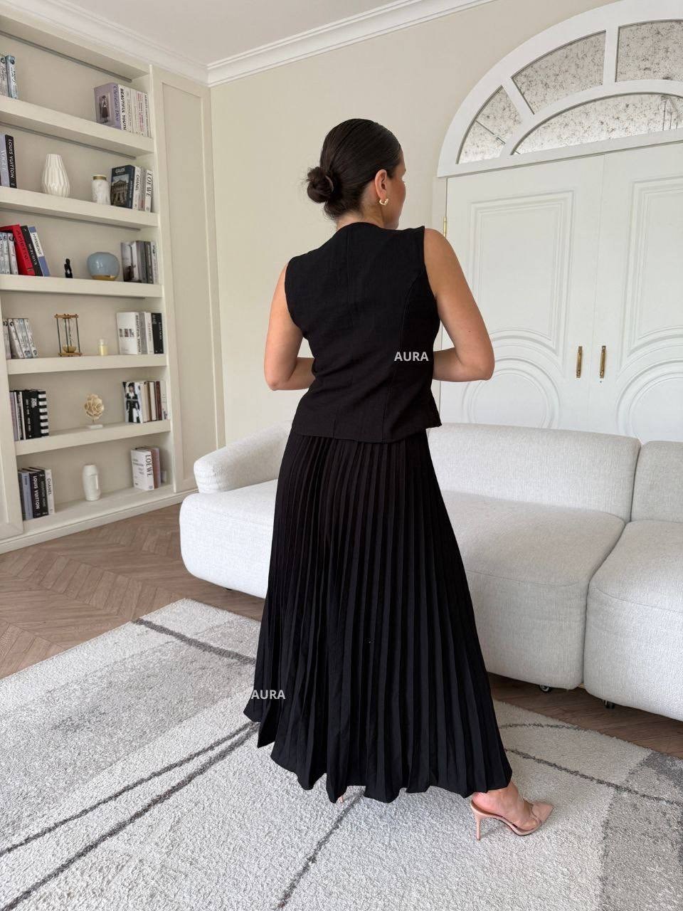 костюм с юбкой плиссе,юбка плиссе,плиссированная юбка,костюмы женские с юбкой,плиссированная юбка миди