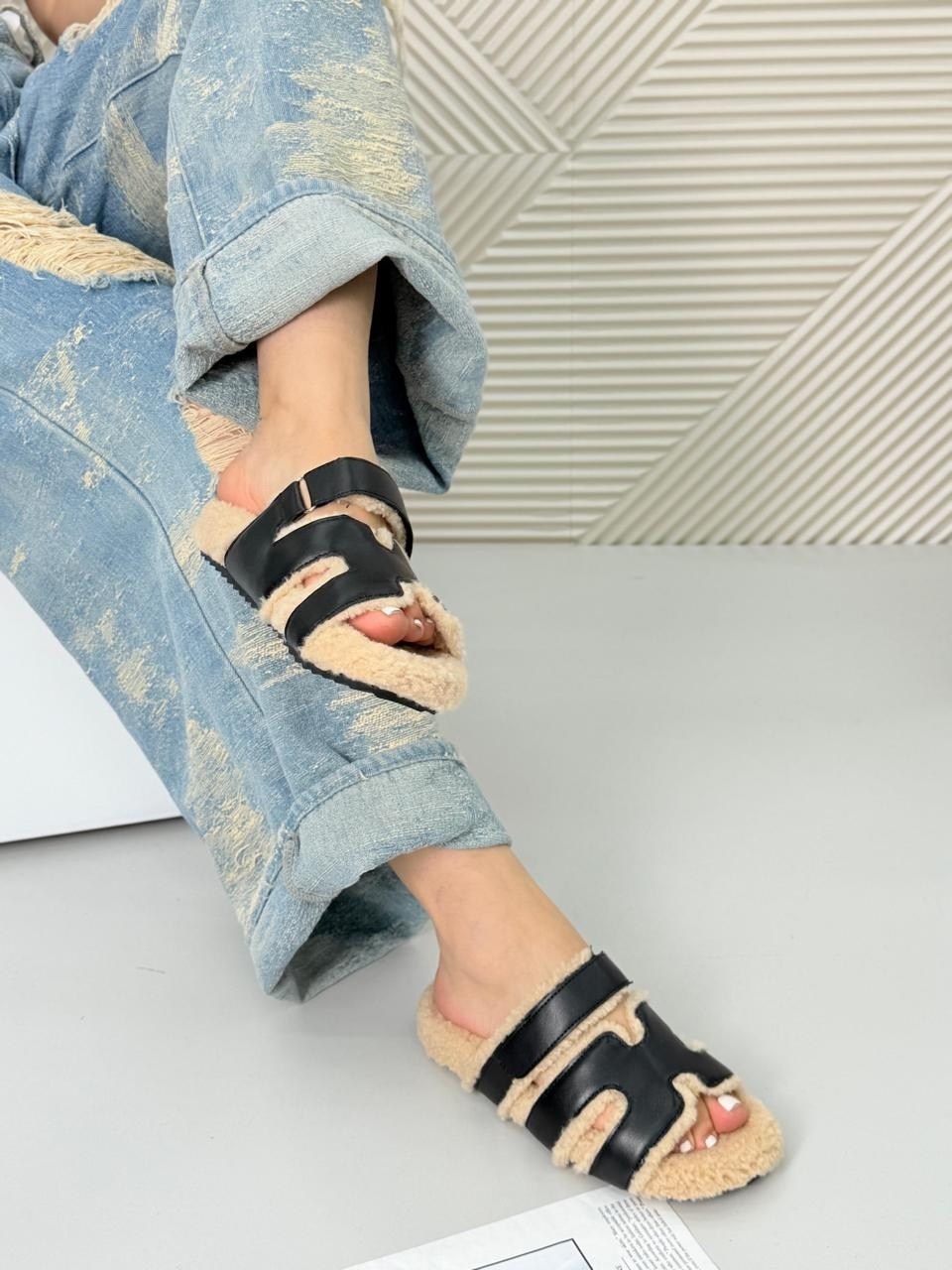 шлепанцы эрмес,женские шлепанцы,,тапочки модные,женские тапки