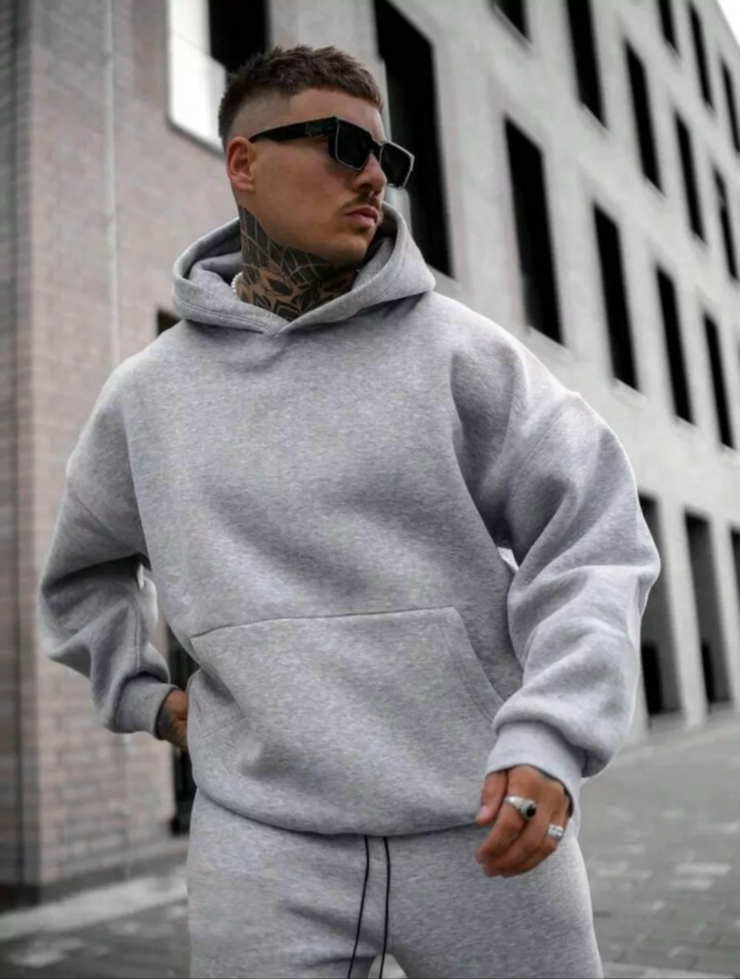 мужской спортивный костюм оверсайз,худи оверсайз,худи серое,толстовки оверсайз,худи для мужчин
