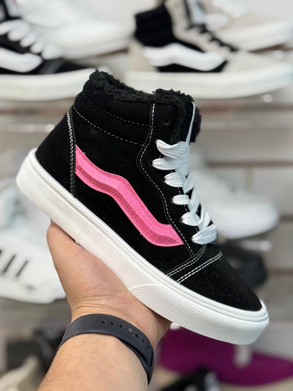 ,женские кеды vans,кеды vans,кеды высокие,кеды женские зимние