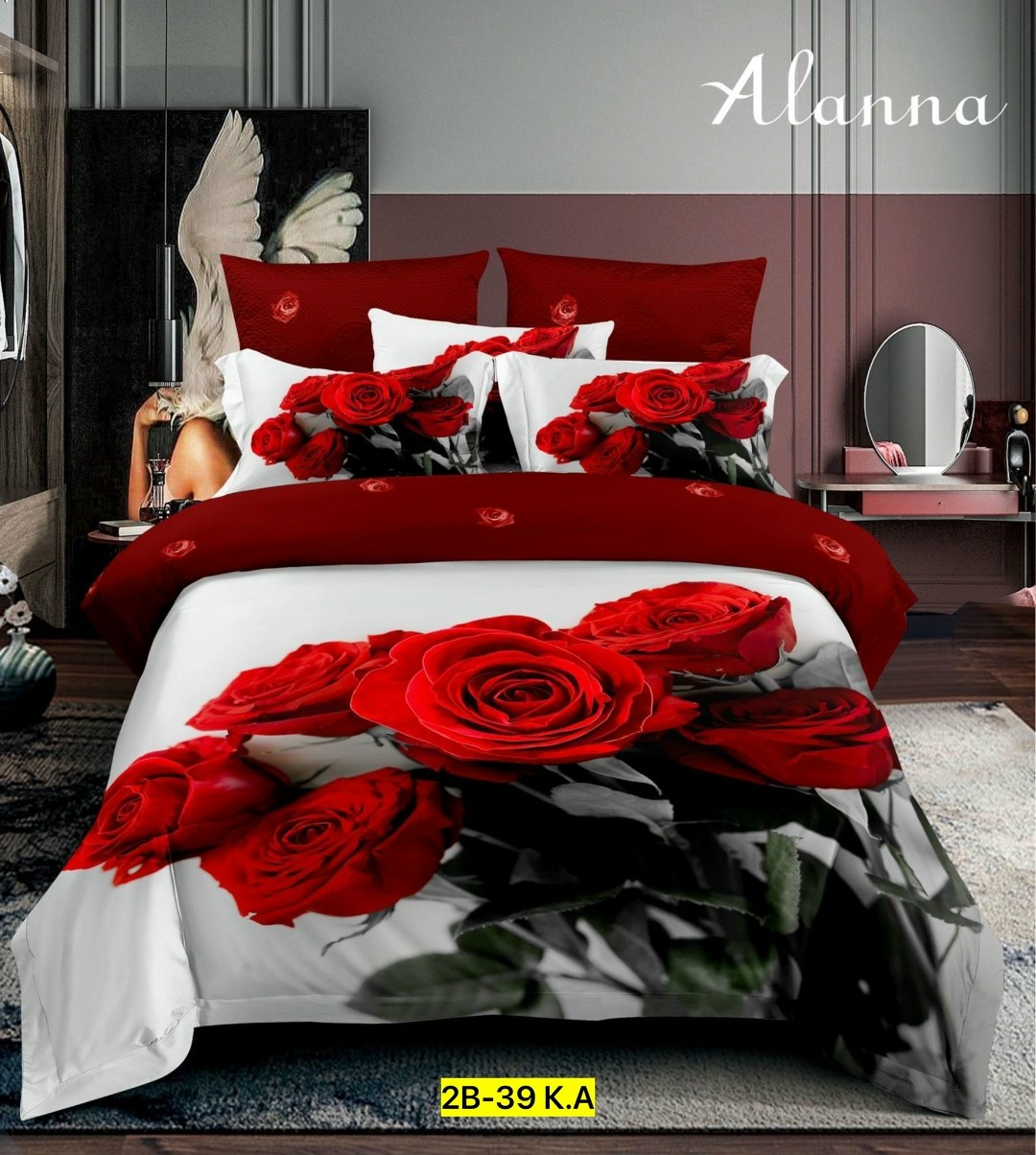 комплект постельного белья alanna,комплект постельного белья,комплект постельного белье евро,постельное белье 3 d,постельного белье евро