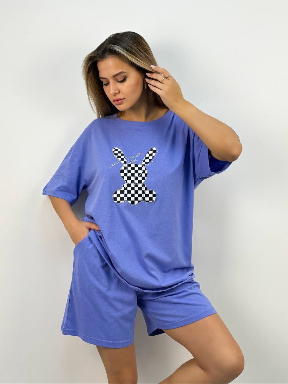 женская футболка,футболке,голубая футболка оверсайз,,футболка женская голубая