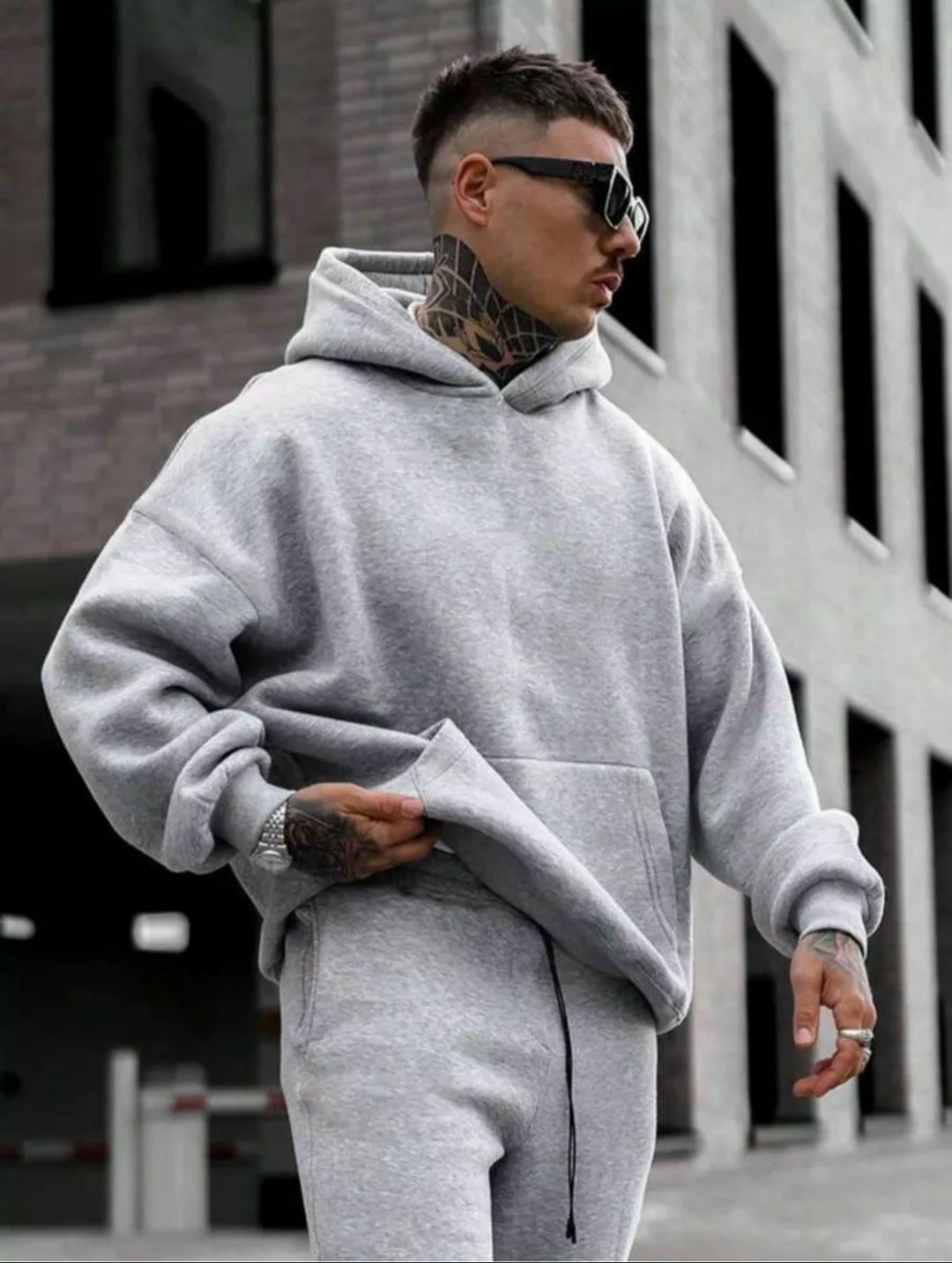 мужской спортивный костюм оверсайз,худи оверсайз,худи серое,толстовки оверсайз,худи для мужчин