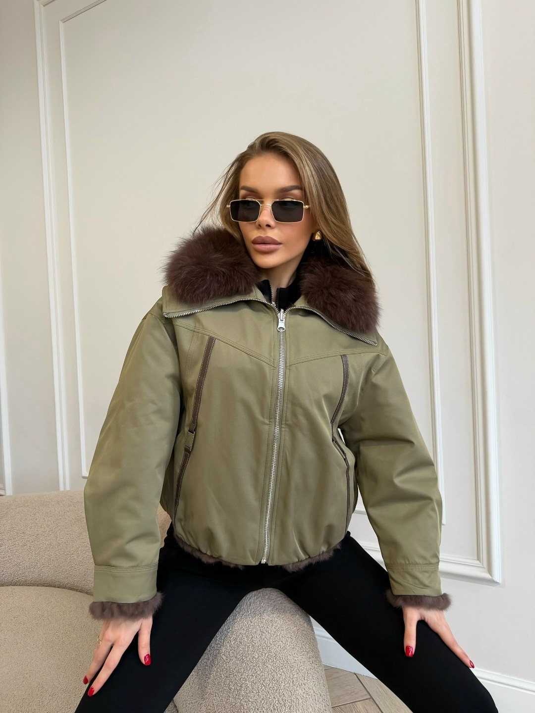 пуховик с натуральным мехом женский,пуховики с натуральным мехом,куртка женская,стильная куртка,пуховики с мехом