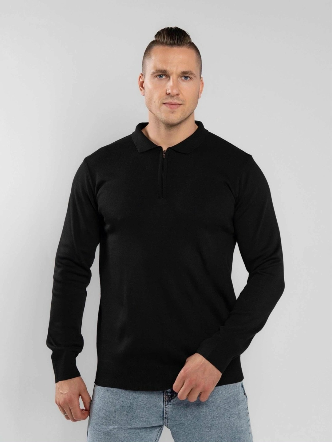 свитер с воротником,поло свитер,бежевый джемпер,свитер для мужчин,мужская кофта