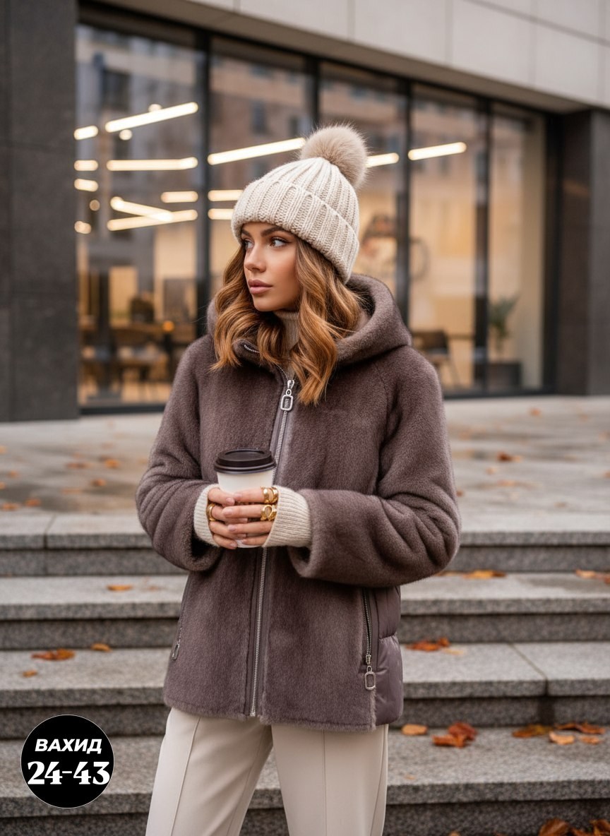 теплая куртка,полупальто альпака,куртка барашек,куртка меховая,модная куртка