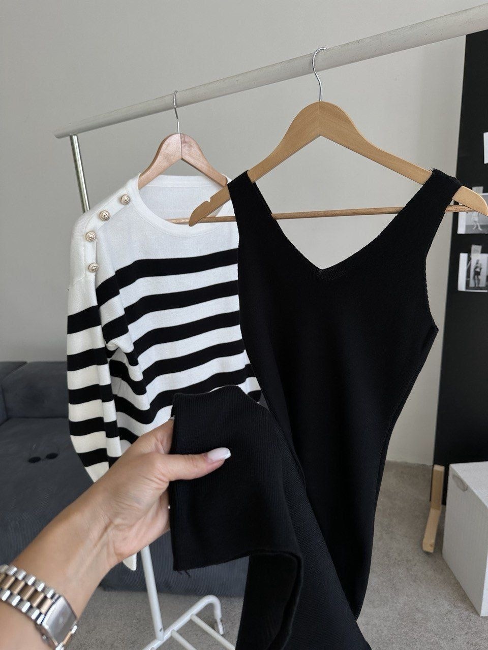 костюм двойка трикотаж,платье и кофта,модная ,трикотажный джемпер,джемпер