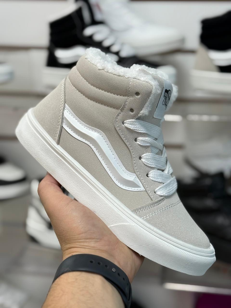 ,женские кеды vans,кеды vans,кеды высокие,кеды женские зимние