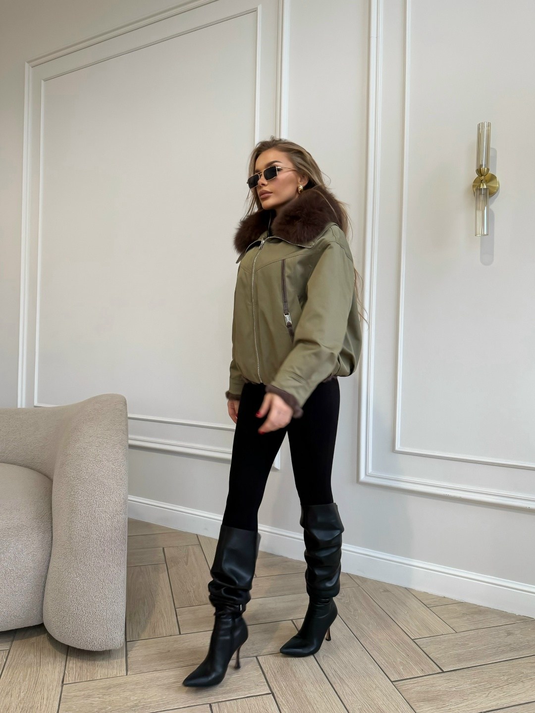 пуховик с натуральным мехом женский,пуховики с натуральным мехом,куртка женская,стильная куртка,пуховики с мехом