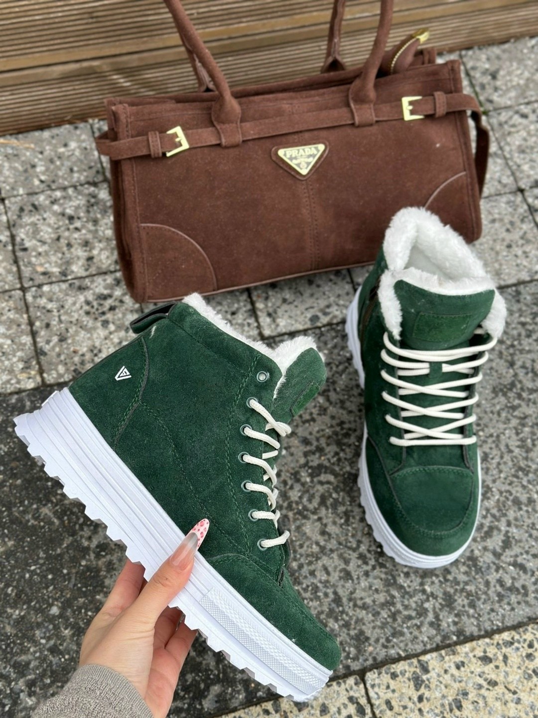 ,кеды prada,зимние женские кроссовки,зимняя женская ,ботинка женские зимние