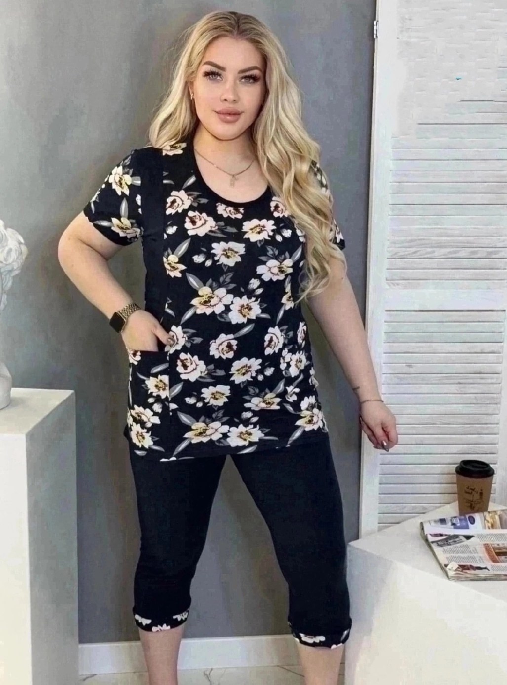 костюм домашний с бриджами,костюм двойка хб,костюмы двойки,костюм женский домашний,костюм женский футболка