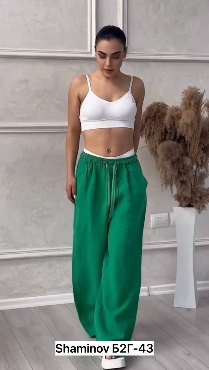 штаны свободного кроя,штаны свободные,брюки палаццо,штаны лен,широкие брюки