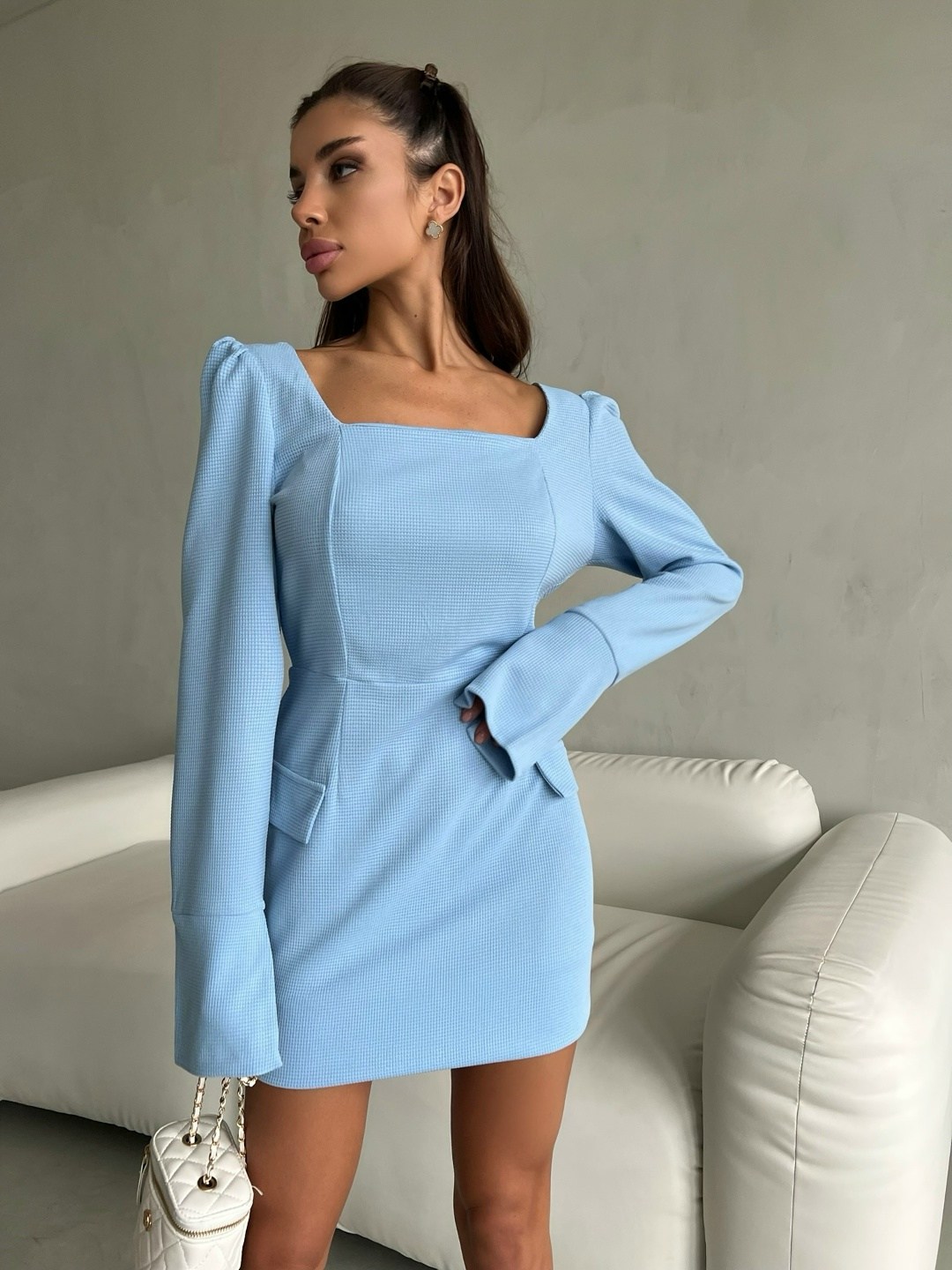 платье голубое,мини платье,платье,платье женская,облегающее платье