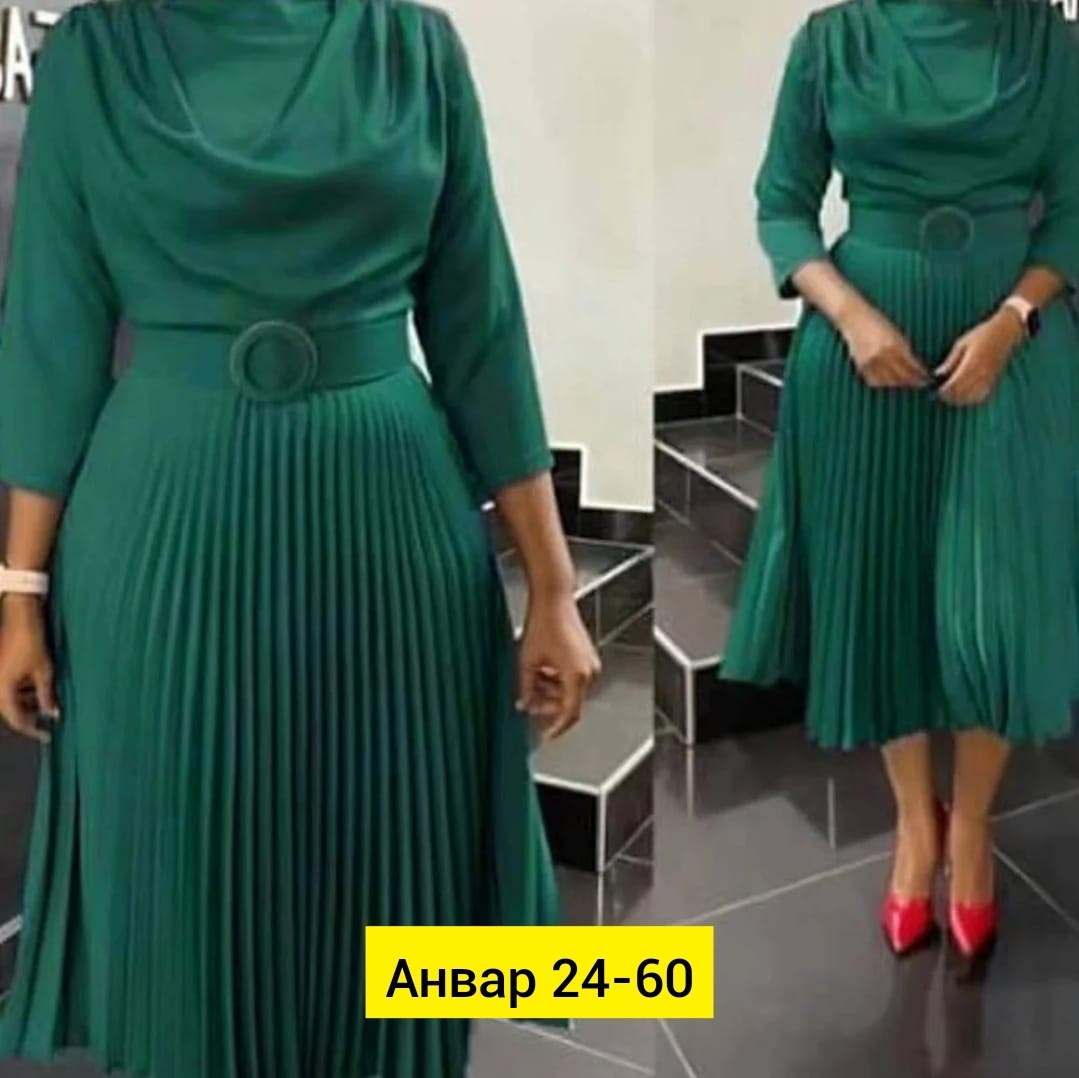 платье для женщин,платье женская,модное однотонное плиссированное платье,платье плиссированное с рукавами,платье элегантное