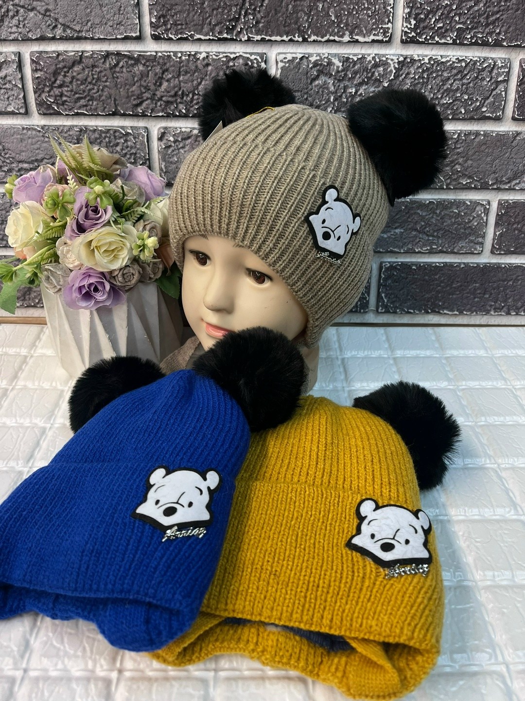 комплект детский шапка,комплект шапки,шапка и шарф для девочки,детская шапка,комплект шапка шарф