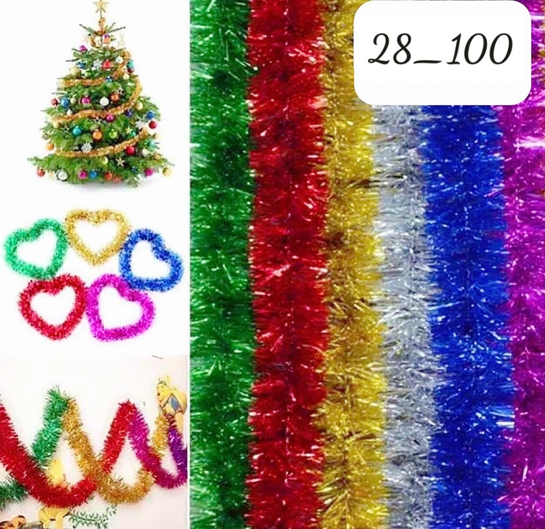 витая гирлянда,мишура,мишура крупная,мишура гирлянда,мишура разноцветная