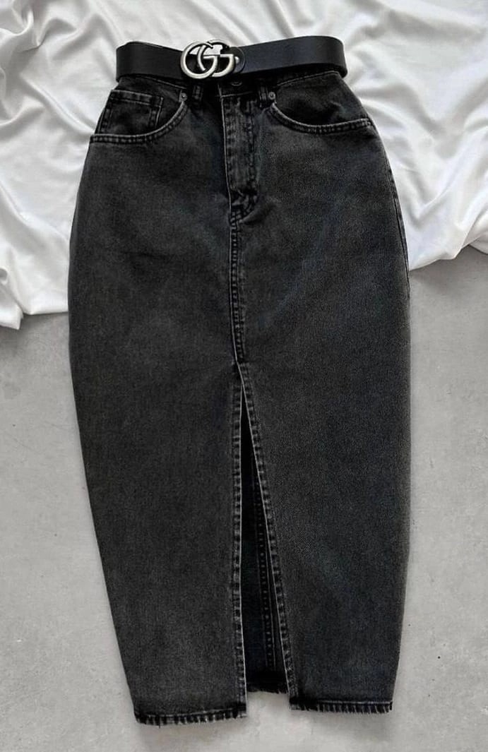 юбка джинс,джинсовая юбка миди с разрезом,юбка джинсовая миди с разрезом спереди,джинсовая юбка,юбка миди джинсовая карандаш с разрезом спереди