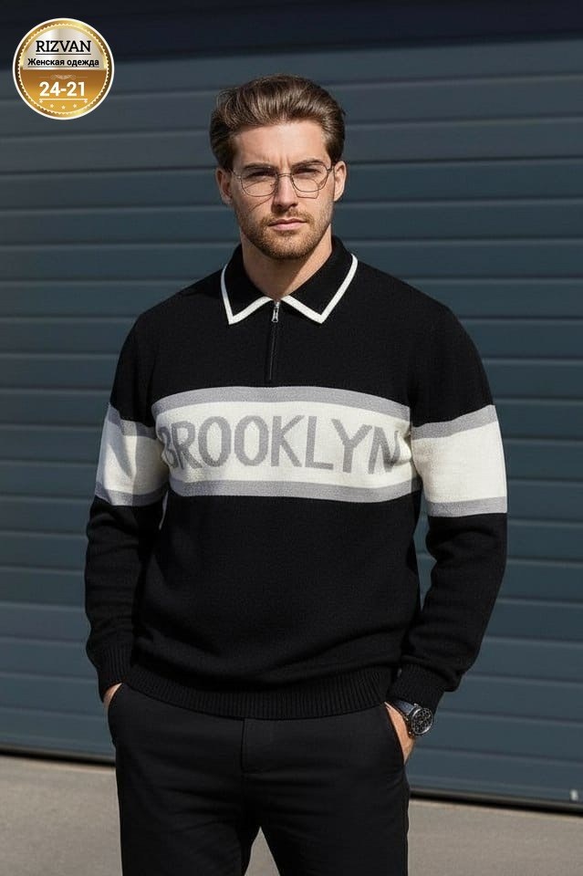 свитер plover wear на каждый день,мужские свитера,свитер поло,трикотажная кофта,свитер