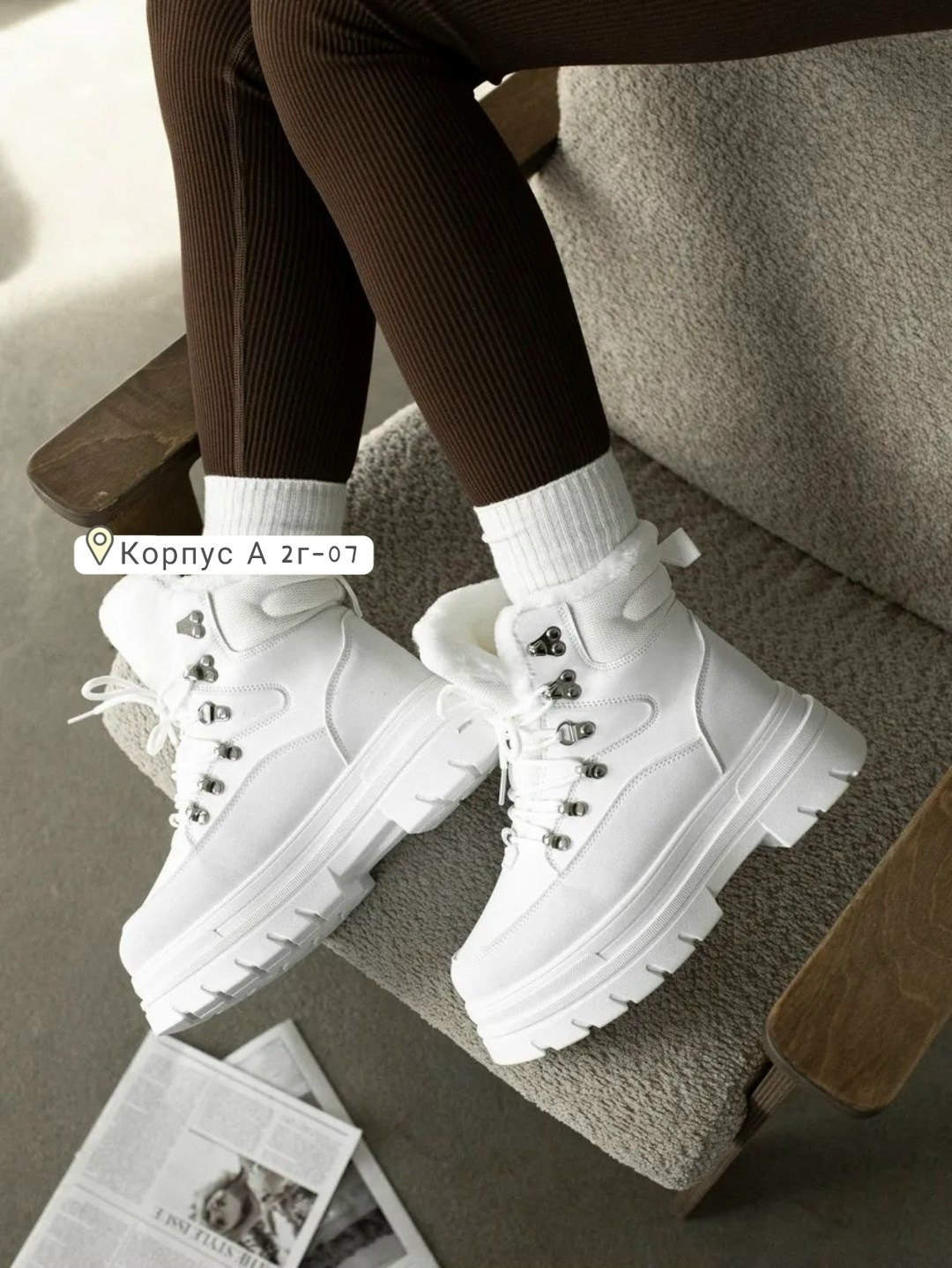 фешион зимняя  белые ботинки женские,зимняя  женская,,женские ботинки,белые ботинки