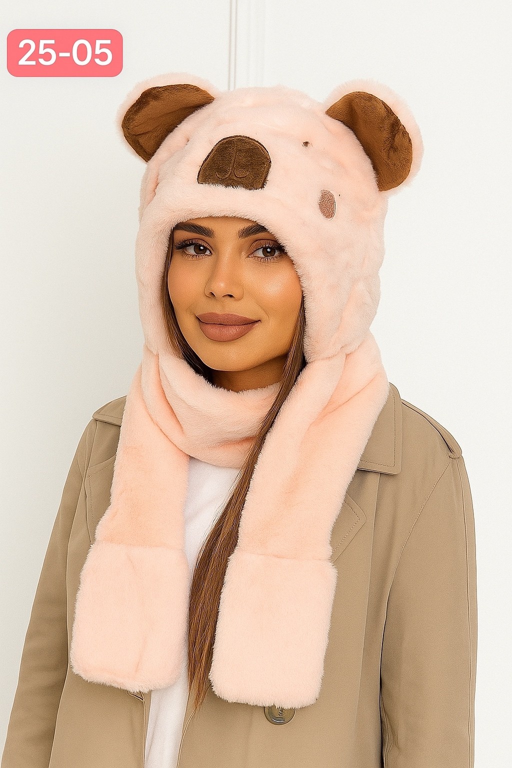 плюшевая шапка,шапка шарф,меховая шапка,шапка шарф с ушками,меховая шапка с ушками