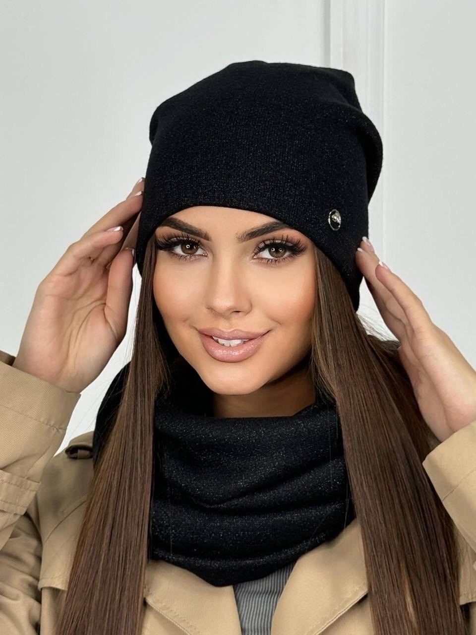 комплект шапка снуд,комплект шапка снуд женский,комплект шапка со снудом,женский комплект шапка,комплект шапки