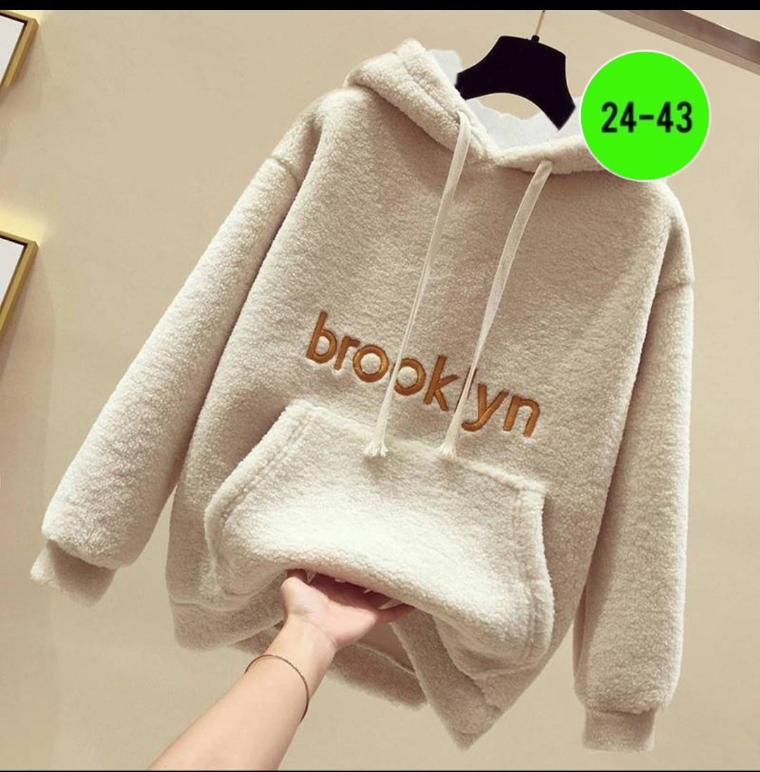 кофта плюшевая,толстовки женская,толстовка brooklyn женская,толстовки кофта,плюшевое худи