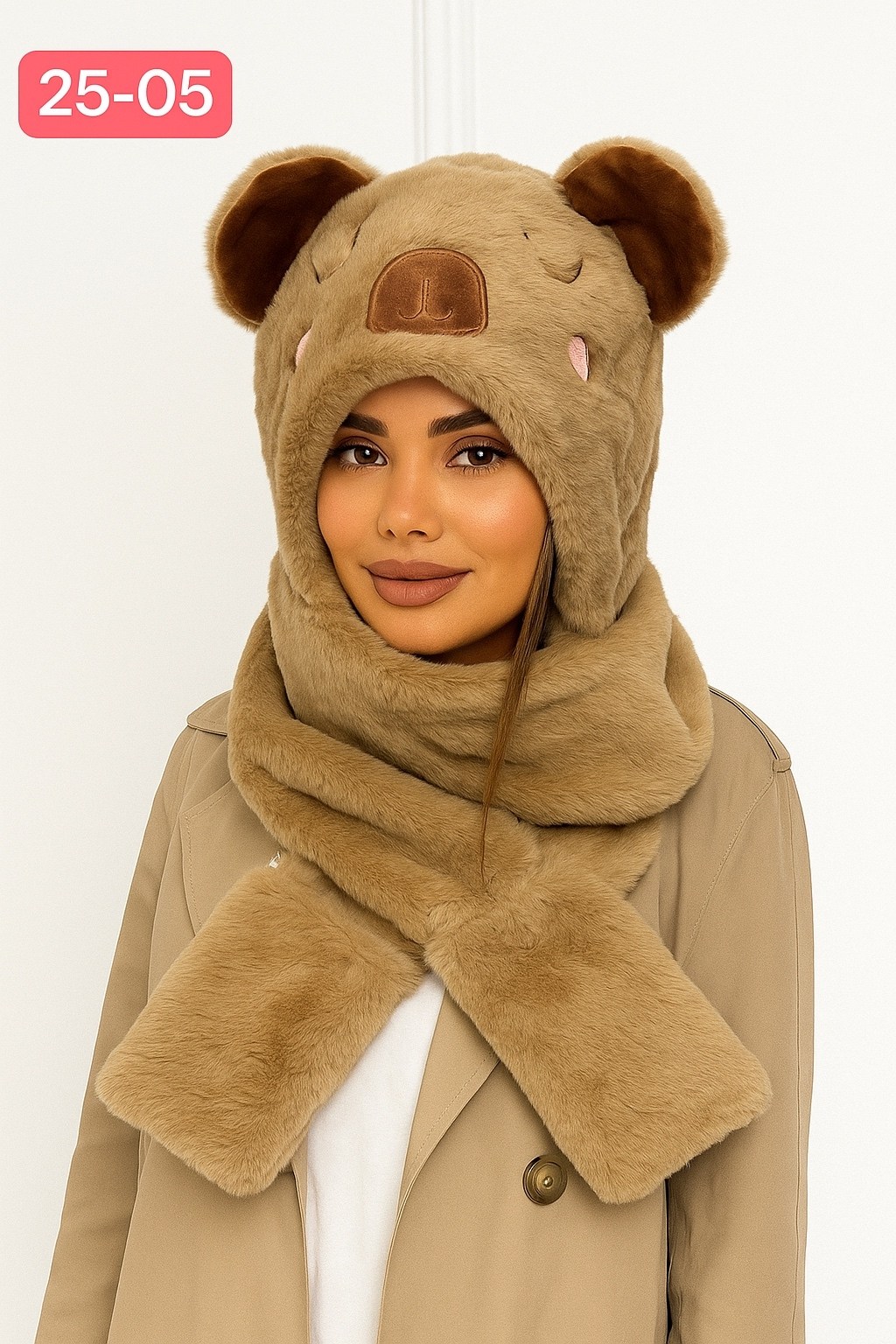 плюшевая шапка,шапка шарф,меховая шапка,шапка шарф с ушками,меховая шапка с ушками