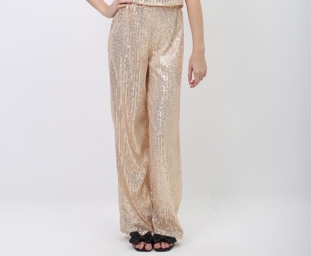 брюки блестящие с пайетками палаццо прямые mystic,брюки блестящие с пайетками палаццо прямые,брюки с пайетками вечерние,брюки с пайетками блестящие палаццо,брюки с пайетками