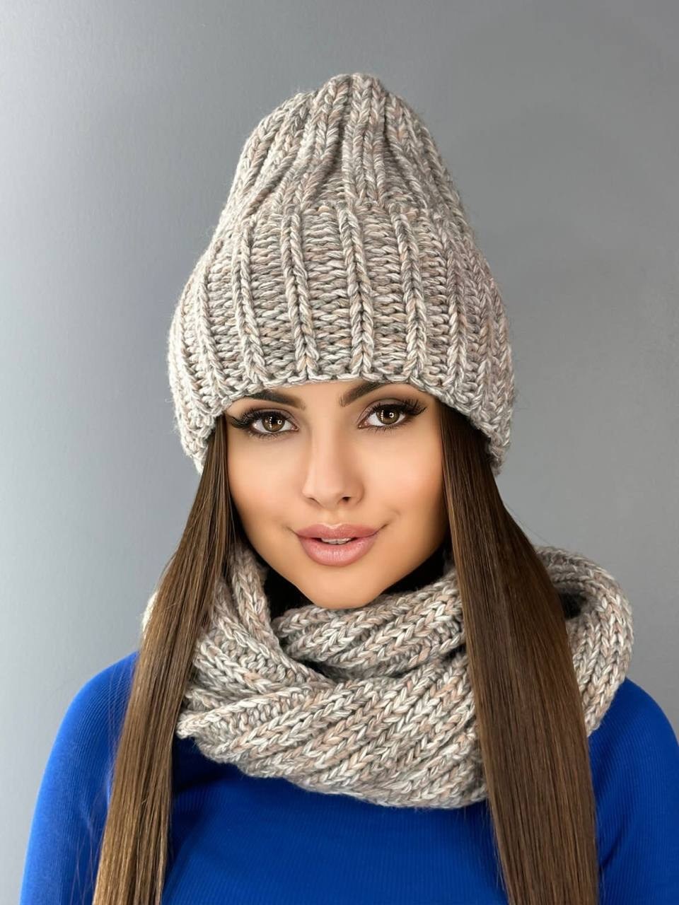 шапка и снуд,комплект шапка и снуд,комплект шапка и снуд женская,шапка и шарф для женщин,шапки со снудом