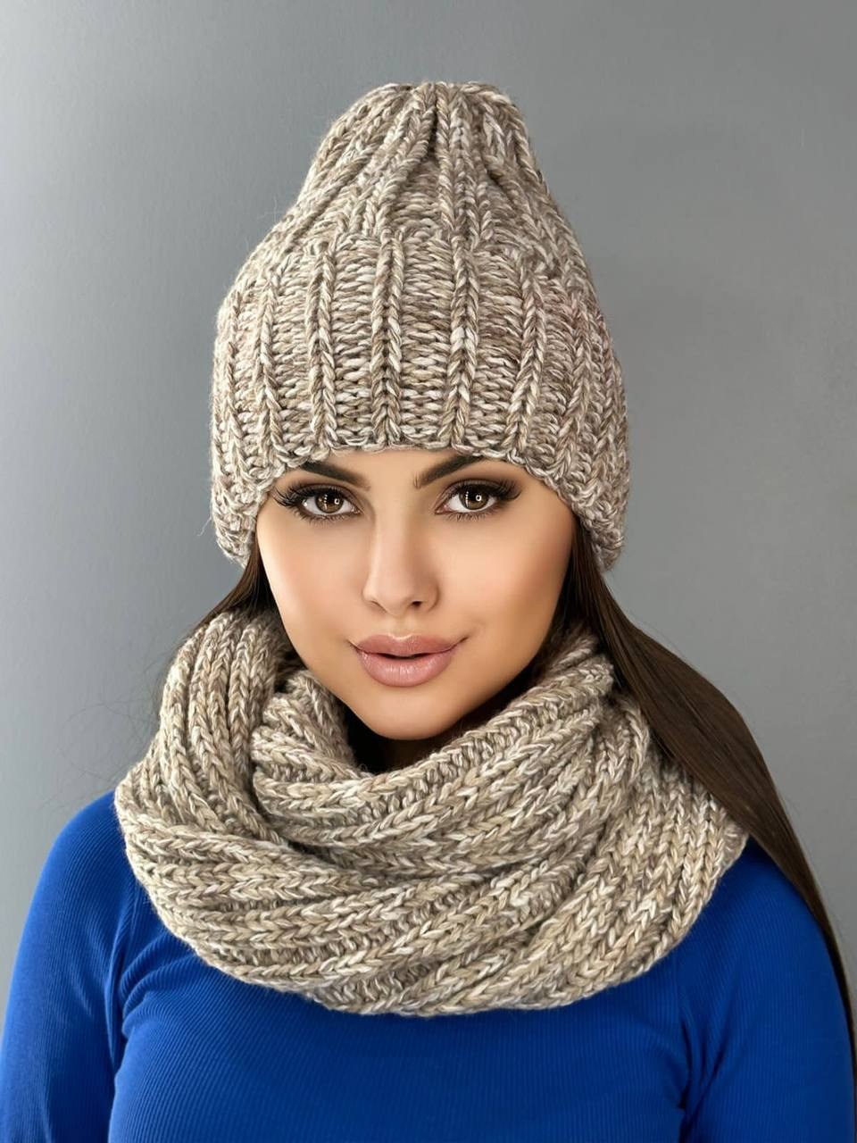 шапка и снуд,комплект шапка и снуд,комплект шапка и снуд женская,шапка и шарф для женщин,шапки со снудом