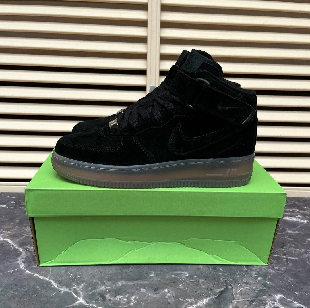зимние кроссовки nike air force 1 mid,зимние кроссовки nike air force,кроссовки зимние nike air force 1,кроссовки nike air force 1 07 mid lv8 цвет черный,кросcовки nike air force 1
