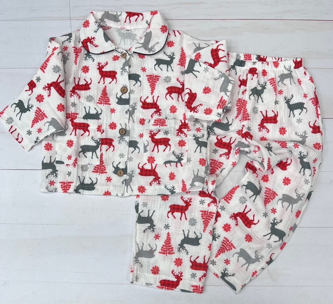пижама новогодняя рубашка,пижама муслиновая детская,детская пижама новогодняя,пижама детская,комплект пижама