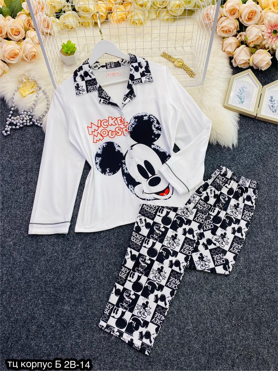 пижама женские,туника микки маус женская,пижама с штанами,домашняя одежда пижама,пижама для женщин