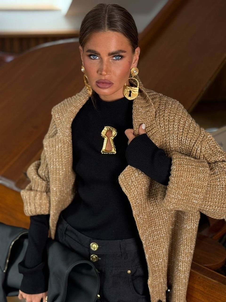 джемпер с высоким воротом,трикотажный пуловер,водолазка,черный джемпер,женские джемпера