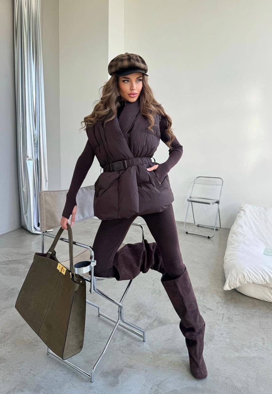 жилетка с поясом,жилетка женская,жилет с поясом,женские жилеты,стильная жилетка